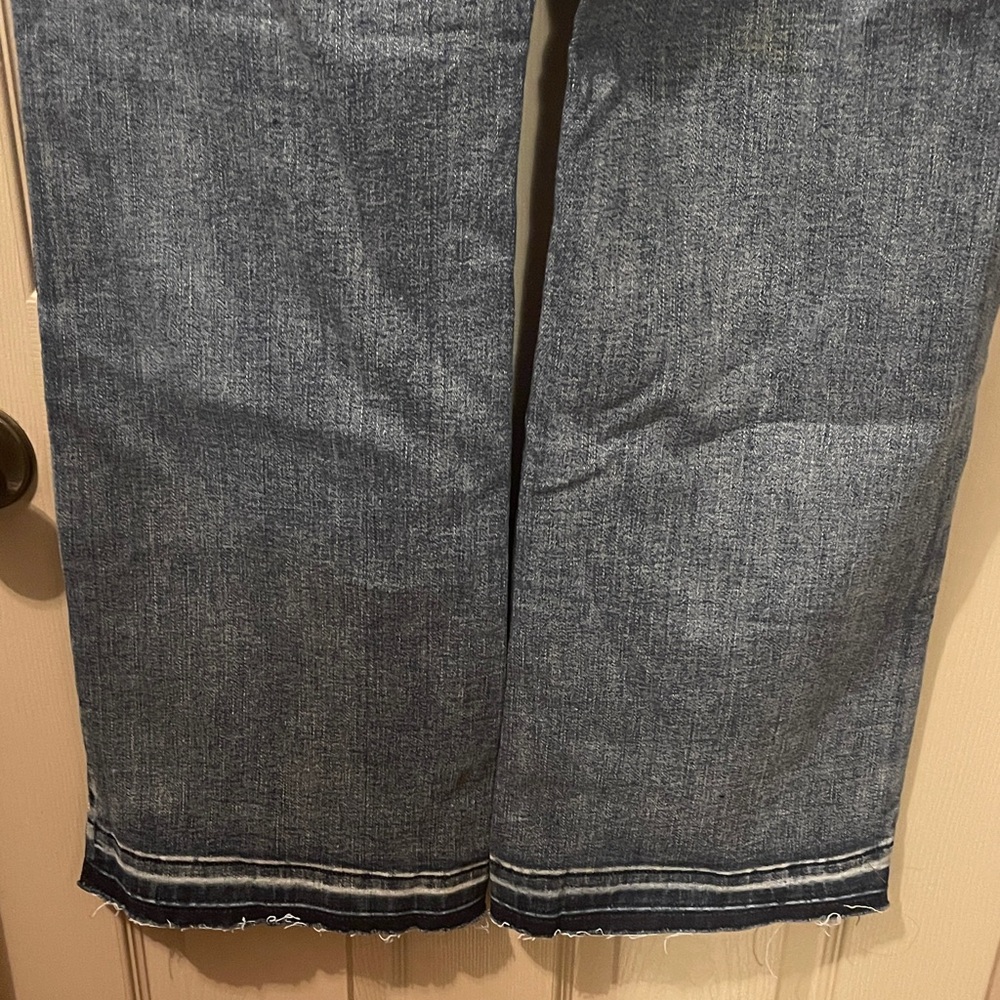 NWT Judy Blue Dark Wash High Rise Straight Leg Minimally Distressed Jeans, 20W - Picture 9 of 9